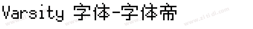 Varsity 字体字体转换